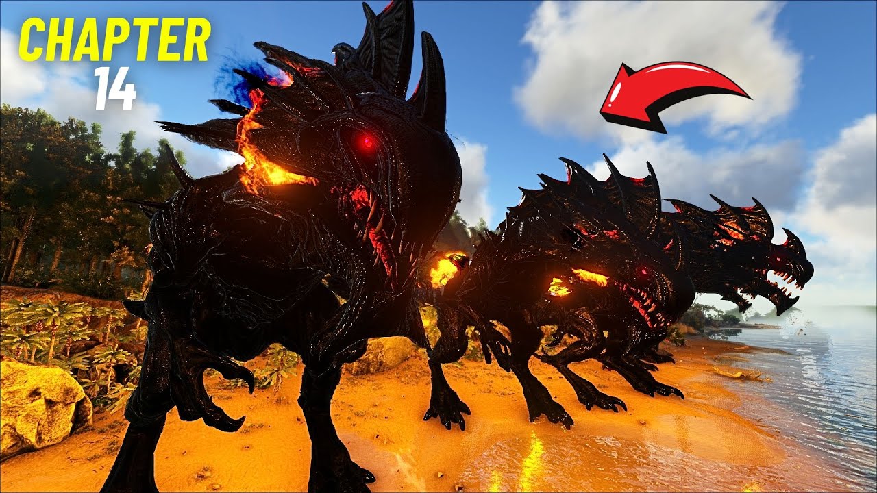 Армия Жнецов убила всех моих ДИНОЗАВРОВ 😢 с помощью SHINCHAN | ARK PRIMAL FEAR | ГЛАВА 14