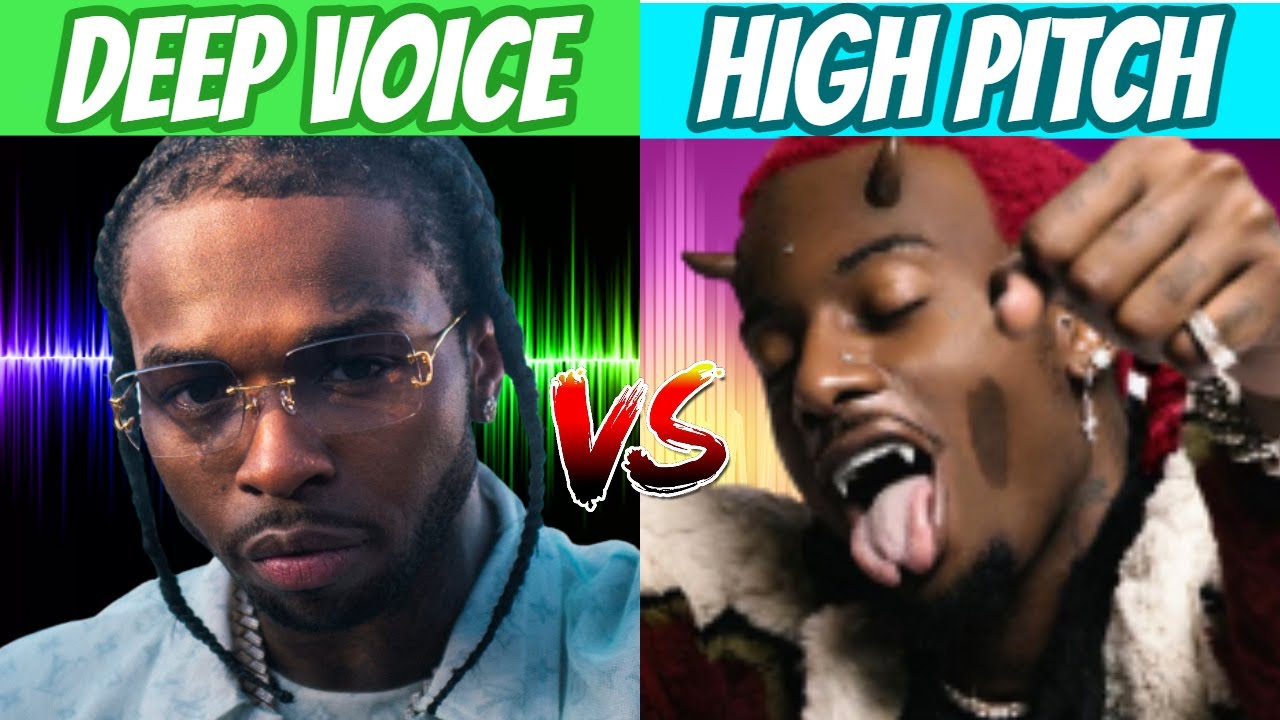 DEEP VOICE RAPPERS vs HIGH PITCHED RAPPERS!