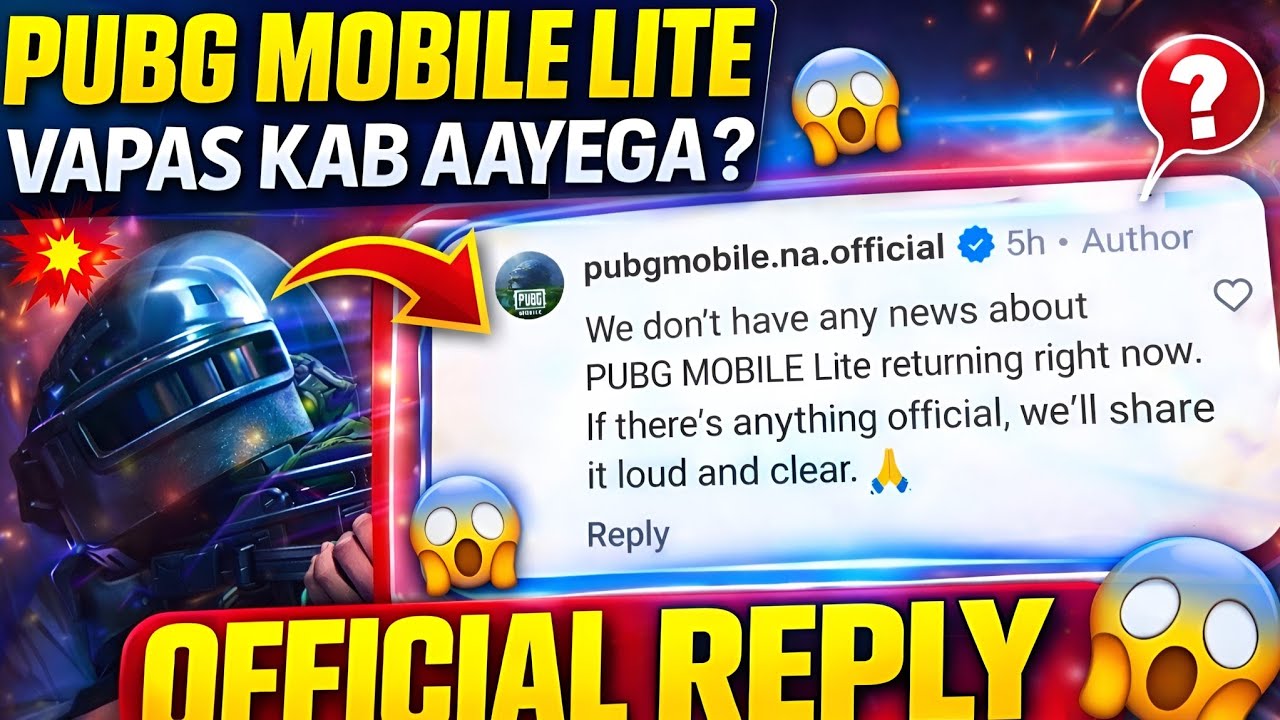 PUBG LITE KAB AAYEGA 😱❓ BGMI LITE LOUNCH DATE 🤔#pubglite #pubgmobile #bgmi #update #0.20.0