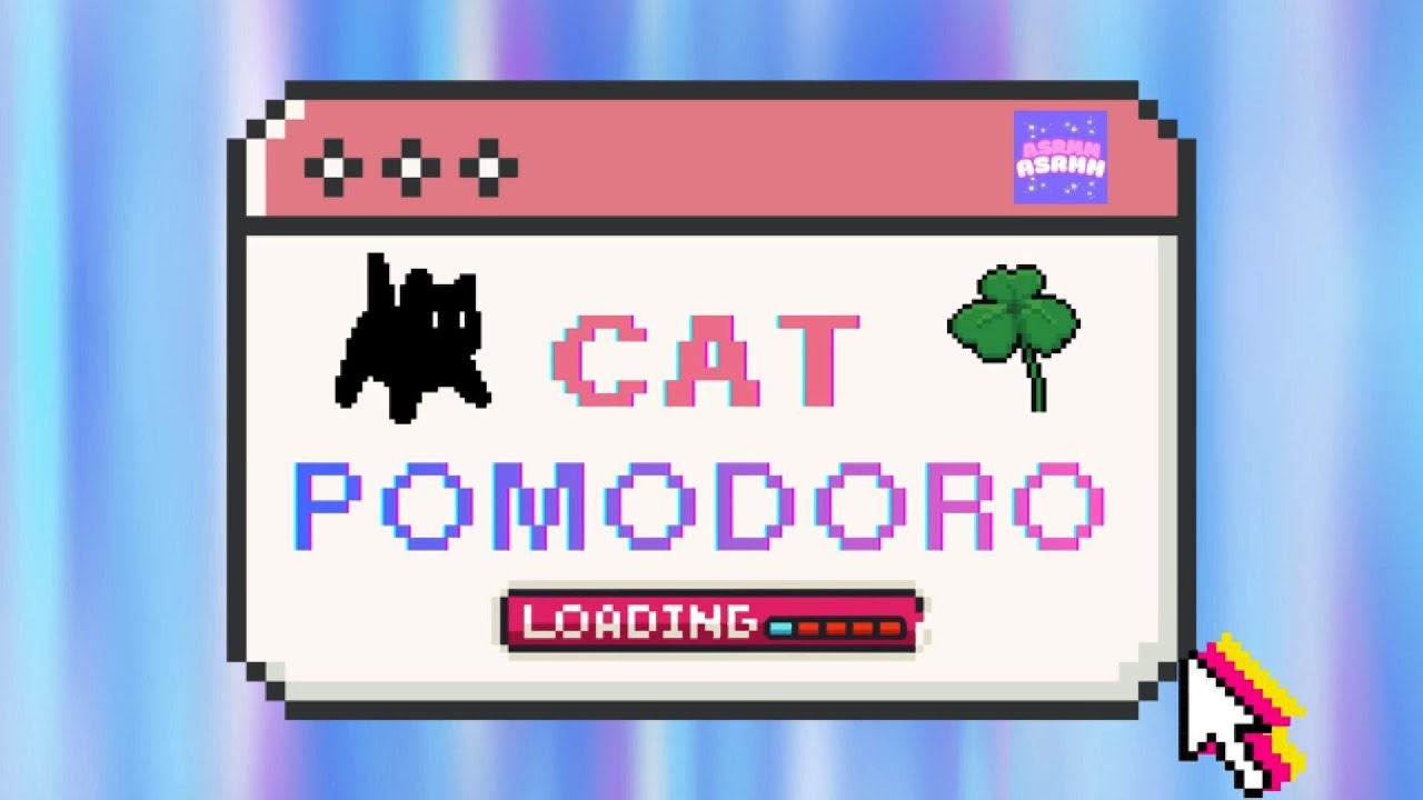 25-min Cat Pomodoro Relax : for Study | Focus | Work | Chill