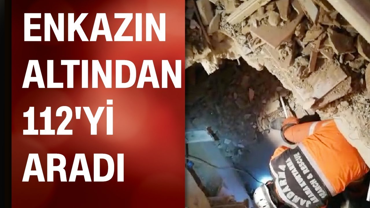 Enkaz altından 112'yi aradı: Ben toprak altında nefes alamıyorum şu an