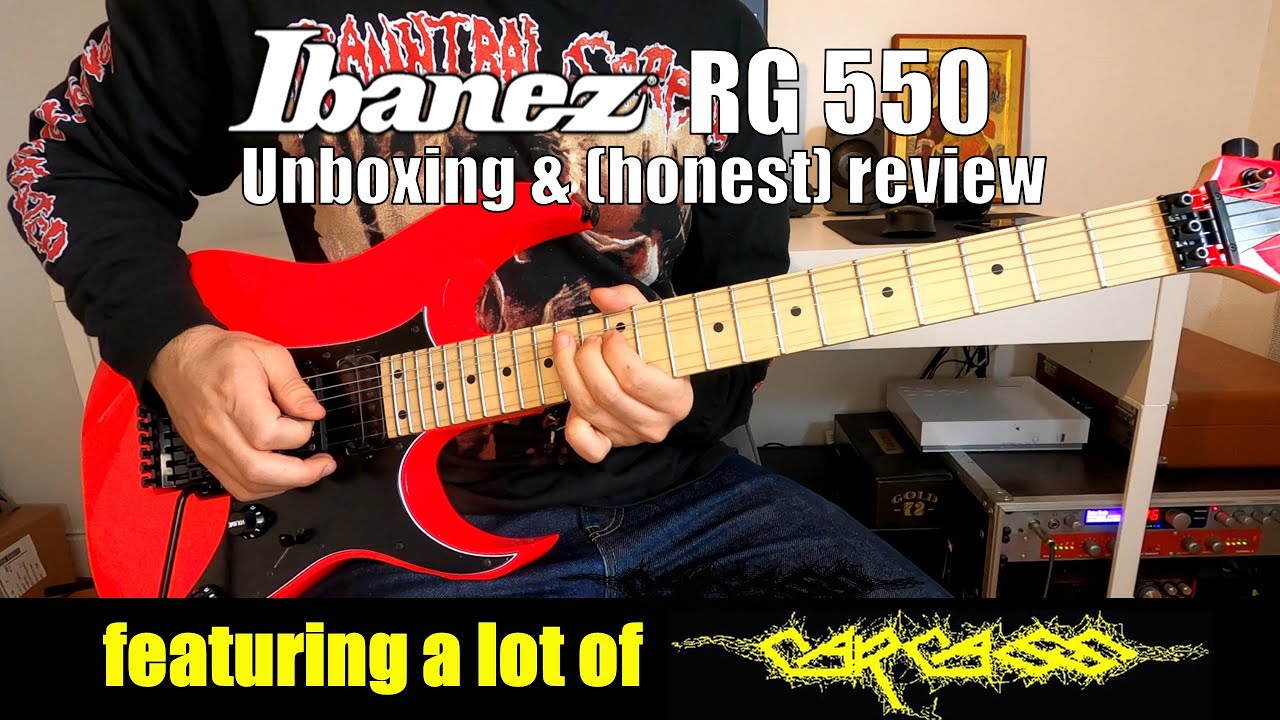 Ibanez RG550 - Unboxing & Review