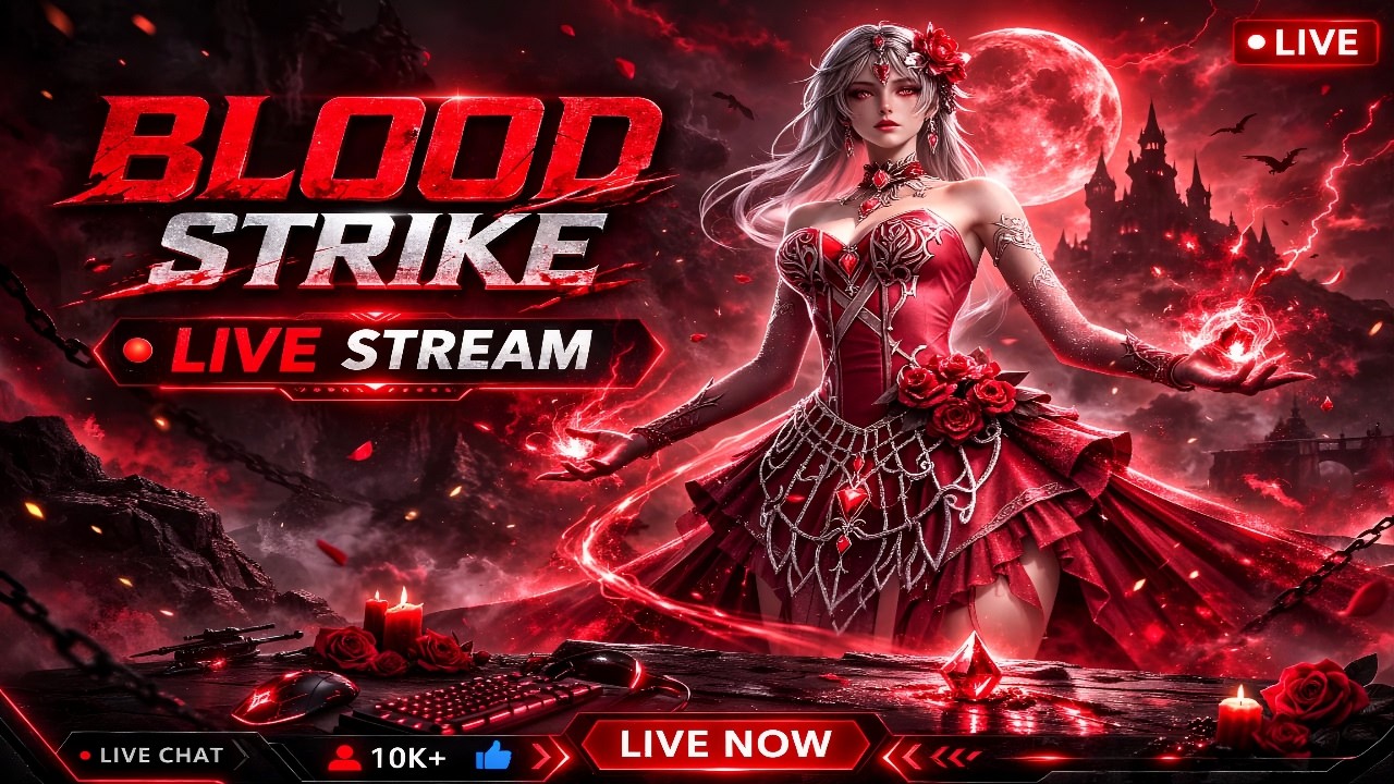 🔴Blood Strike Live With Girl Gamer | Ranked + Custom Room Battles #handcam #gamergirl