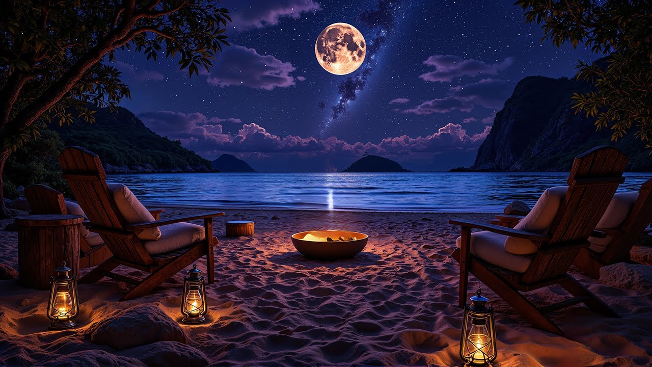 Deep Sleep Hypnosis Therapy • Ocean Sounds for Insomnia Healing • Release Stress
