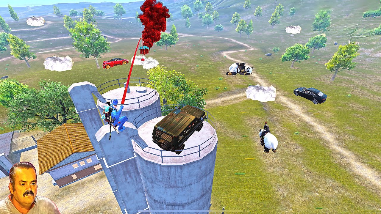 Tower Camping IQ 1000 😱😱 PUBG MOBILE FUNNY MOMENTS 😂