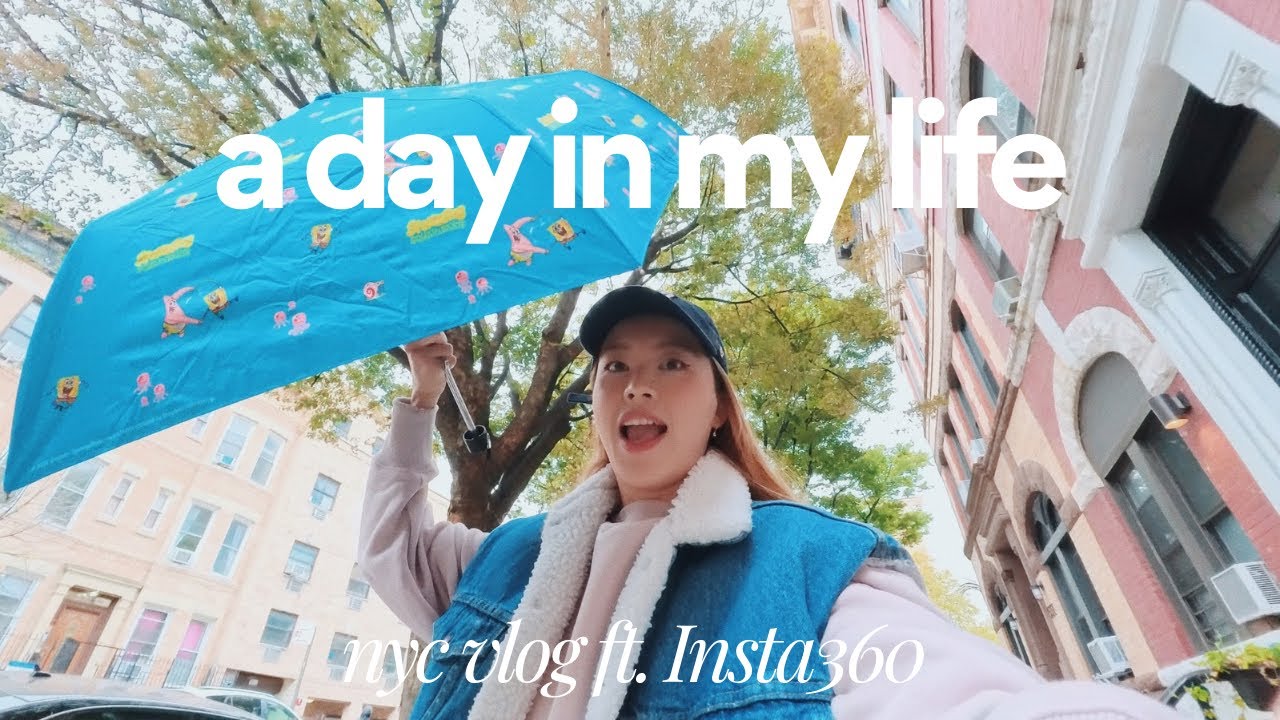 紐約日常🍎29歲最後一天！社恐＆新手都會愛的vlog小相機insta 360 go ultra🩵