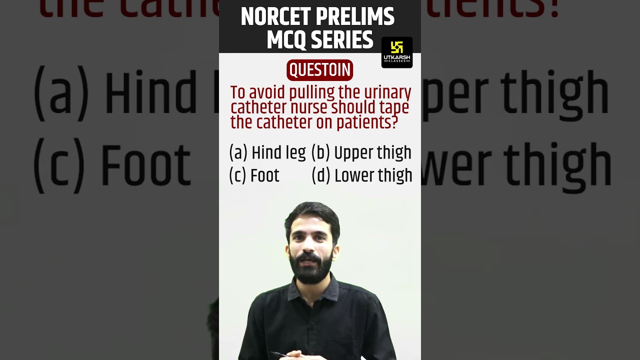 NORCET prelims Mcq series #6 By Raju Sir | Utkarsh Nursing Classes