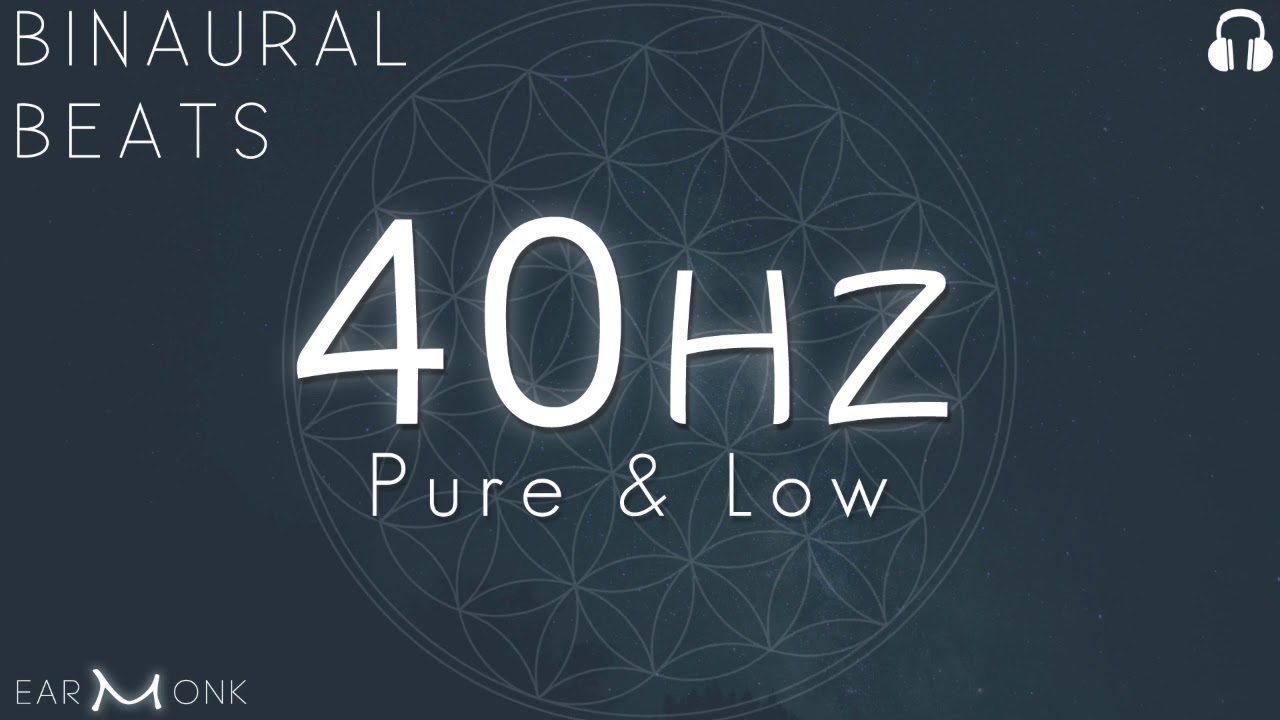 40Hz Gamma | 🎧 Pure Binaural Beats | 432Hz Based | Brain Reset