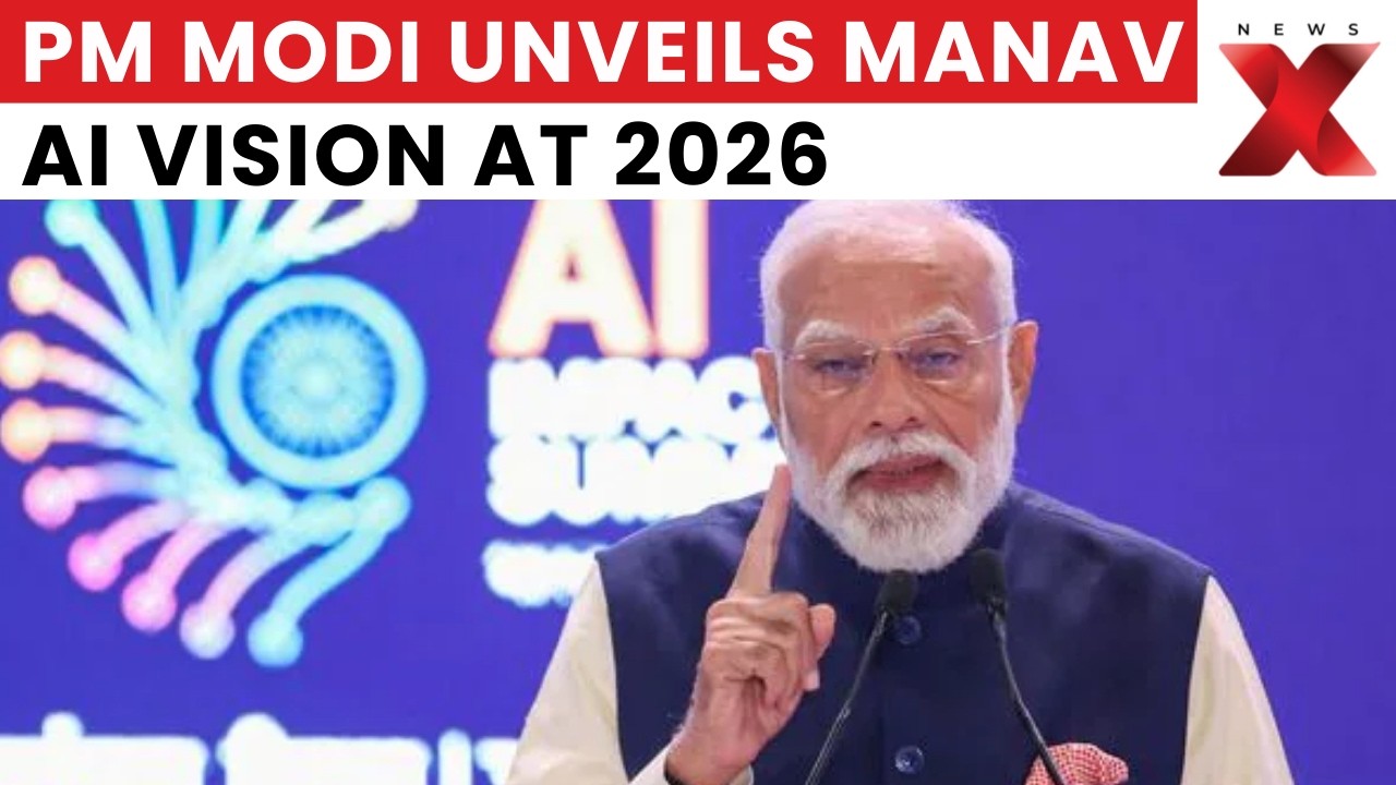 Global AI Summit 2026: PM Modi Unveils India’s Manav AI Vision at 2026 India AI Impact Summit