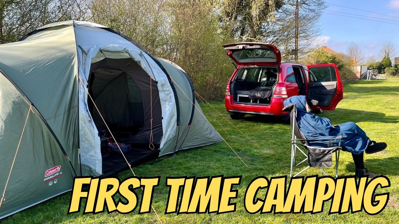 Our First Time Camping in Tent on FREEZING Cold Night