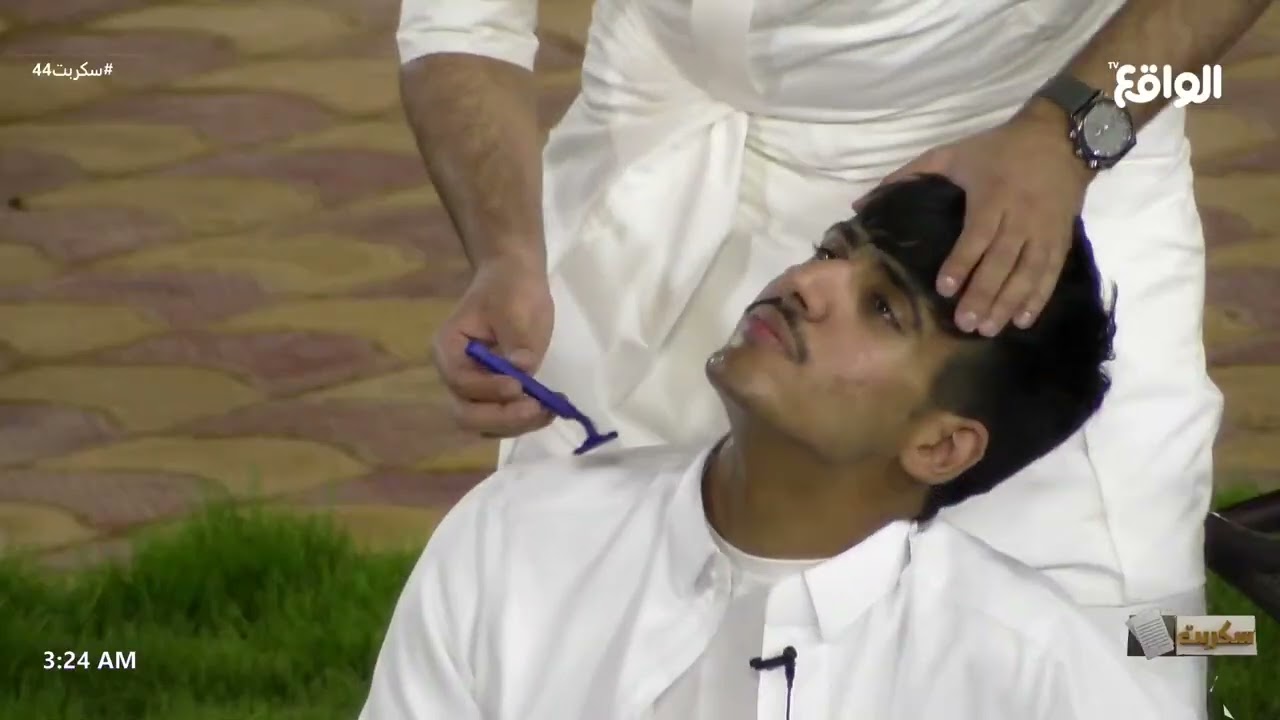 الشباب ختموا العفوية مع الحلاق ثامر | سعد، عبدالله الشهراني #سكربت44