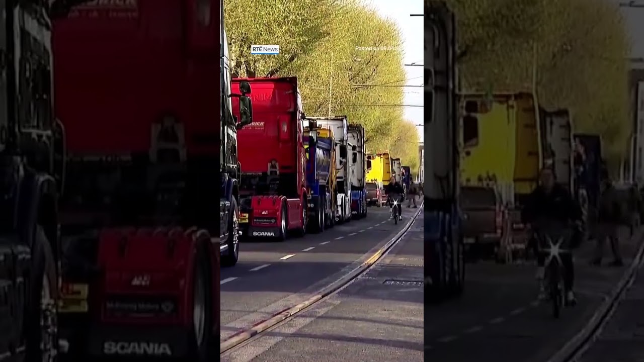 Fuel protests continue for third day | #RT&Eacute;News #fuel #protest #ireland