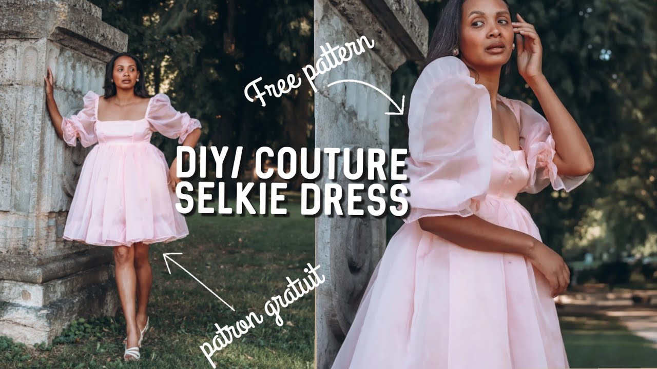 DIY COUTURE / PATRON GRATUIT  :  ROBE BOUFFANTE / SELKIE INSPIRED DRESS ( FREE PATTERN)