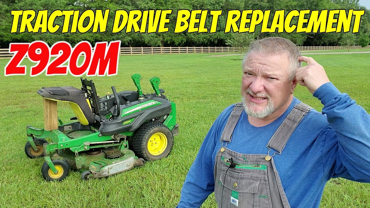 Z920M Traction Drive Belt Replacement