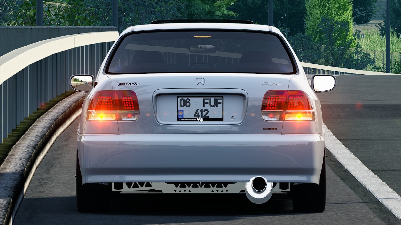 HONDA CİVİC 1.6İES // ASSETTO CORSA // İFTARA YETİŞMEYE ÇALIŞAN HONDACI MODU