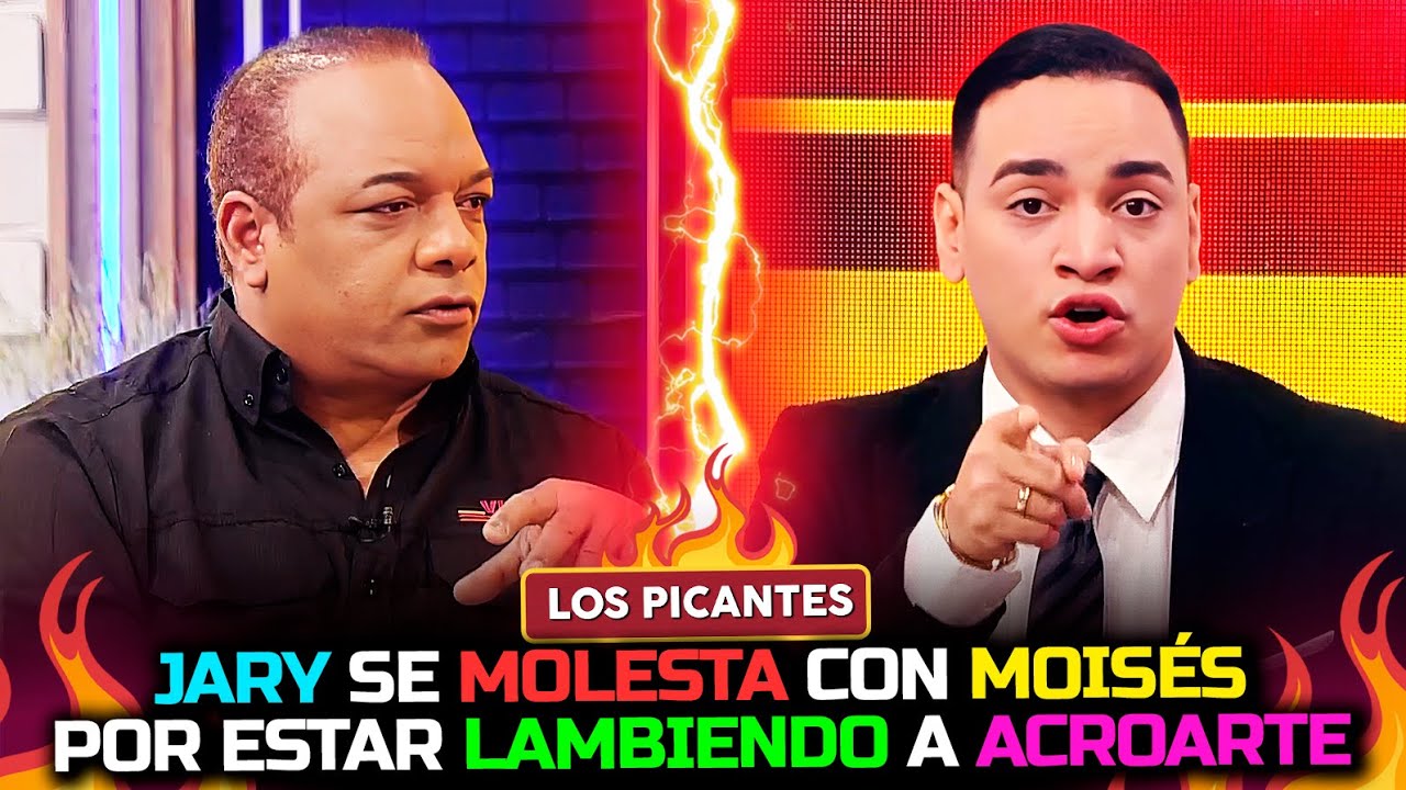Jary Ram&iacute;rez se molesta con Mois&eacute;s Salc&eacute; por estar lambiendo a Acroarte | Vive el Espect&aacute;culo