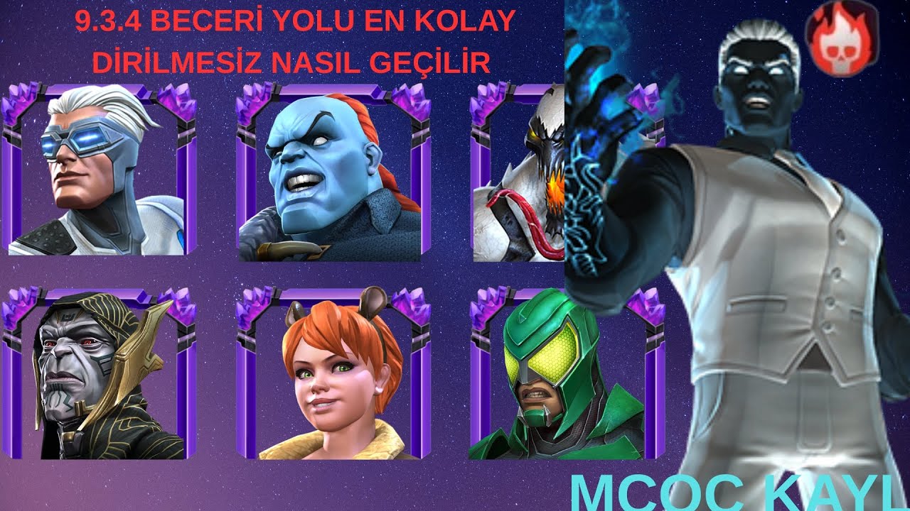 MCOC 9.3.4.DİRİLTMESİZ BECERİ YOLU EN KOLAY NASIL GEÇİLİR 