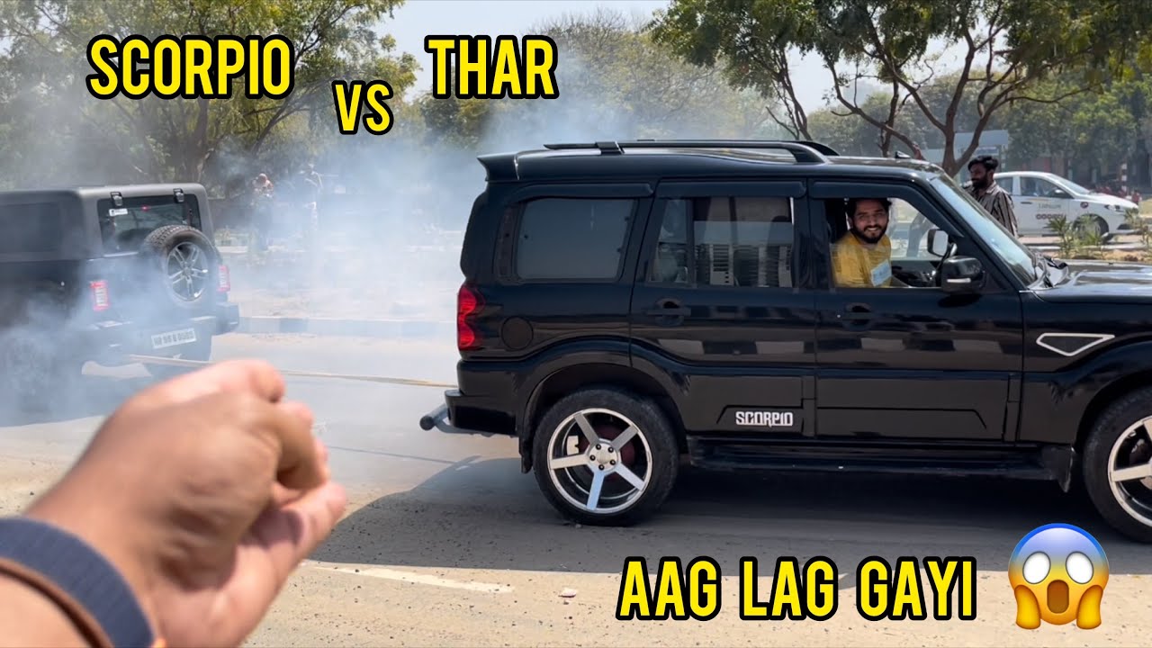 Scorpio vs Thar - Tug of War 🔥