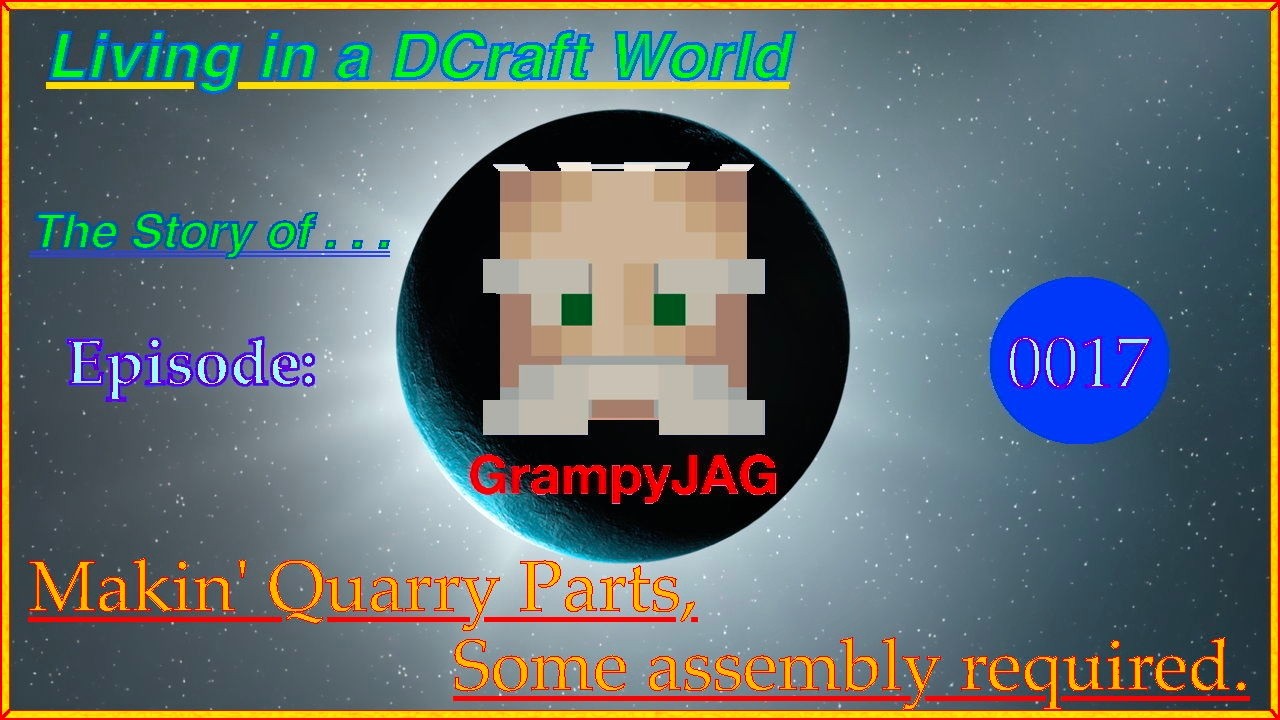 Building a Buildcraft Quarry - Episode 0017