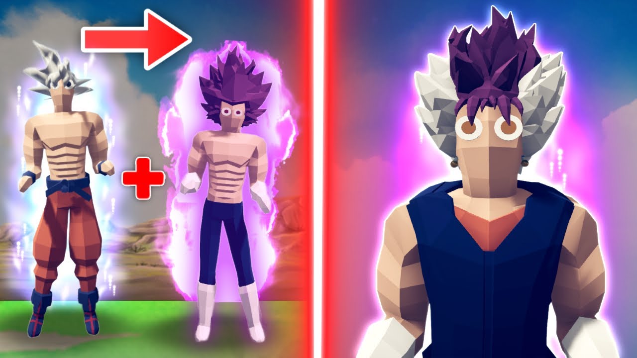 GOKU + VEGETA FUSION (ULTRA VEGITO) VS ALL UNITS IN TABS | Totally Accurate Battle Simulator