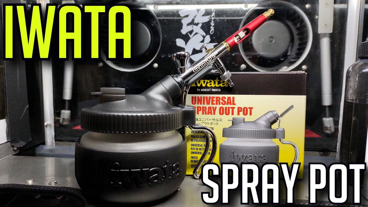 IWATA Airbrush Spray Out Pot, Best One Made IMO