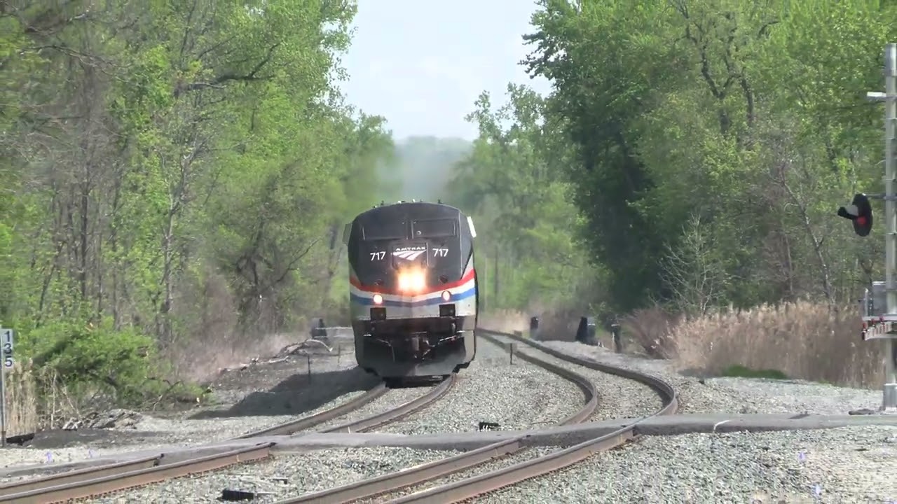High Speed Amtrak Trains Along the Hudson