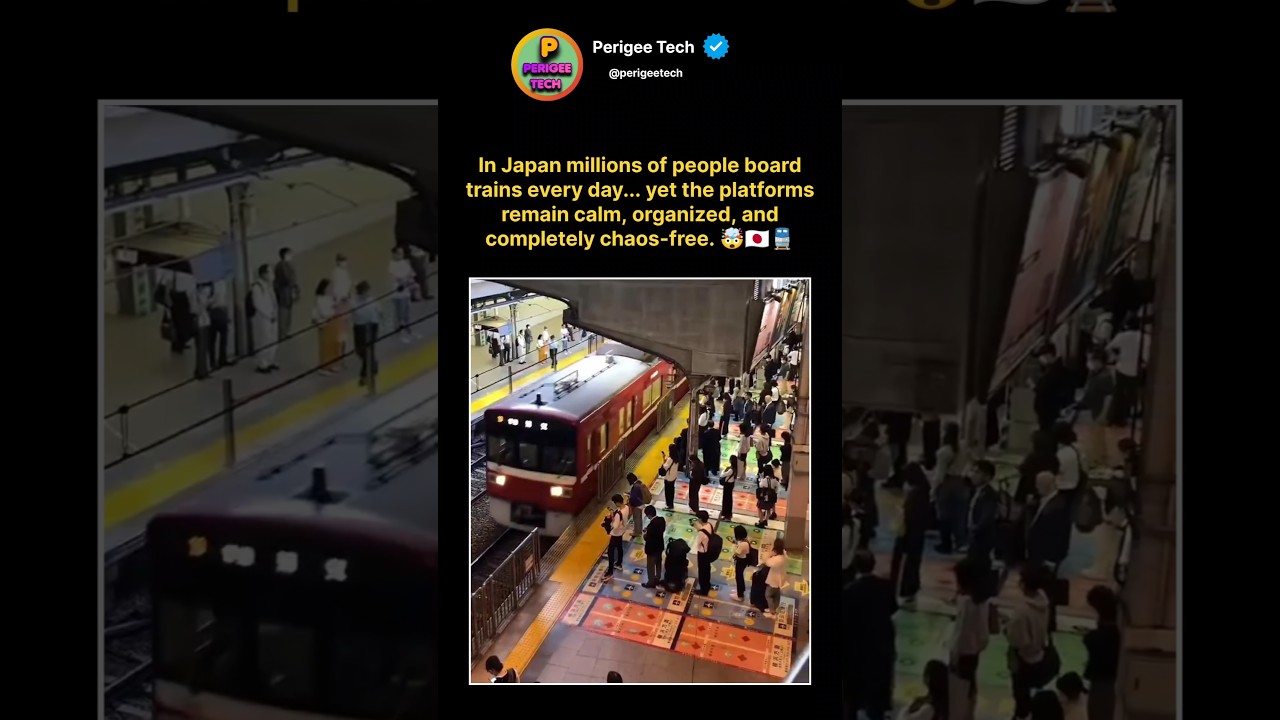 Why Japan's Train Stations Never Feel Chaotic 🇯🇵🚆
