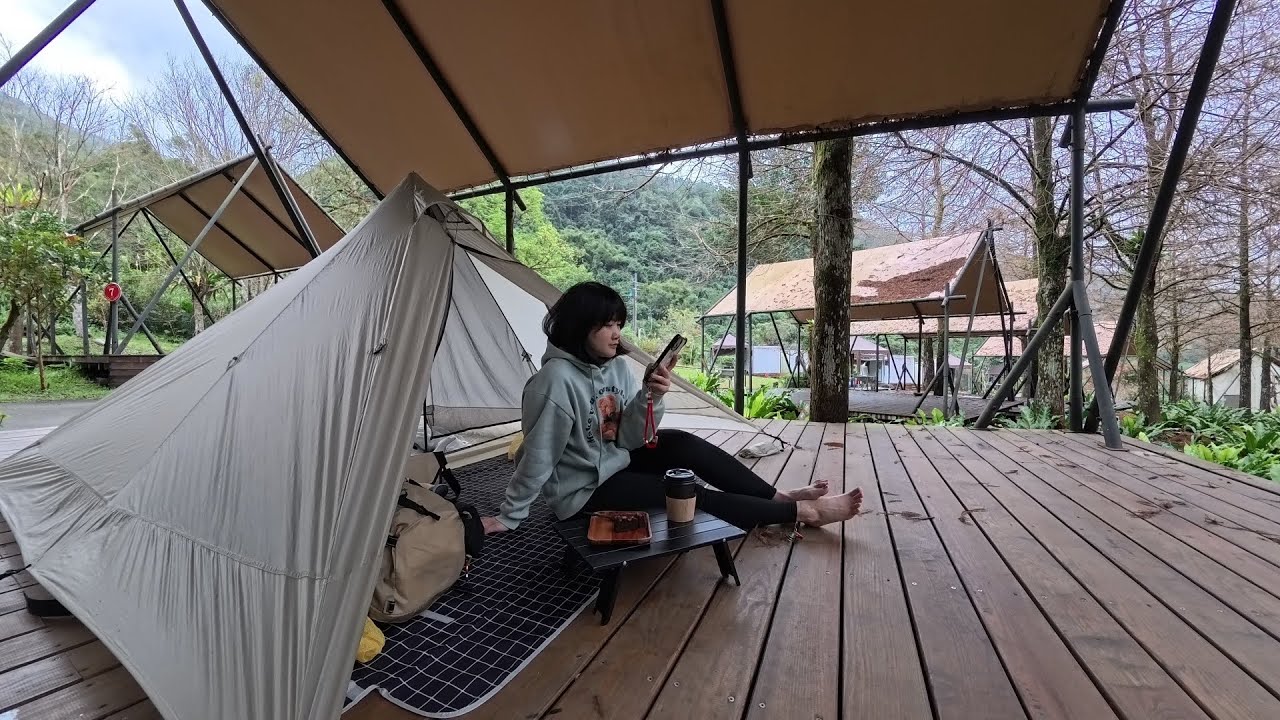 《🛵⛺️機車露營》宜蘭礁溪/夢土上露營休閒農場-心心念念的一場旅程安排，結果是空歡喜一場，￼那就用雙眼把它AI化吧！￼😝