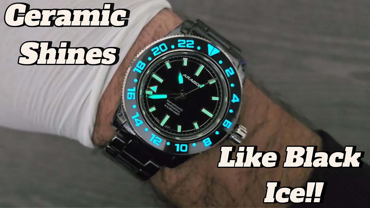 Часы Aragon Hercules True GMT. Часы-сюрприз в керамическом корпусе, безеле и браслете &ndash; это нечто...