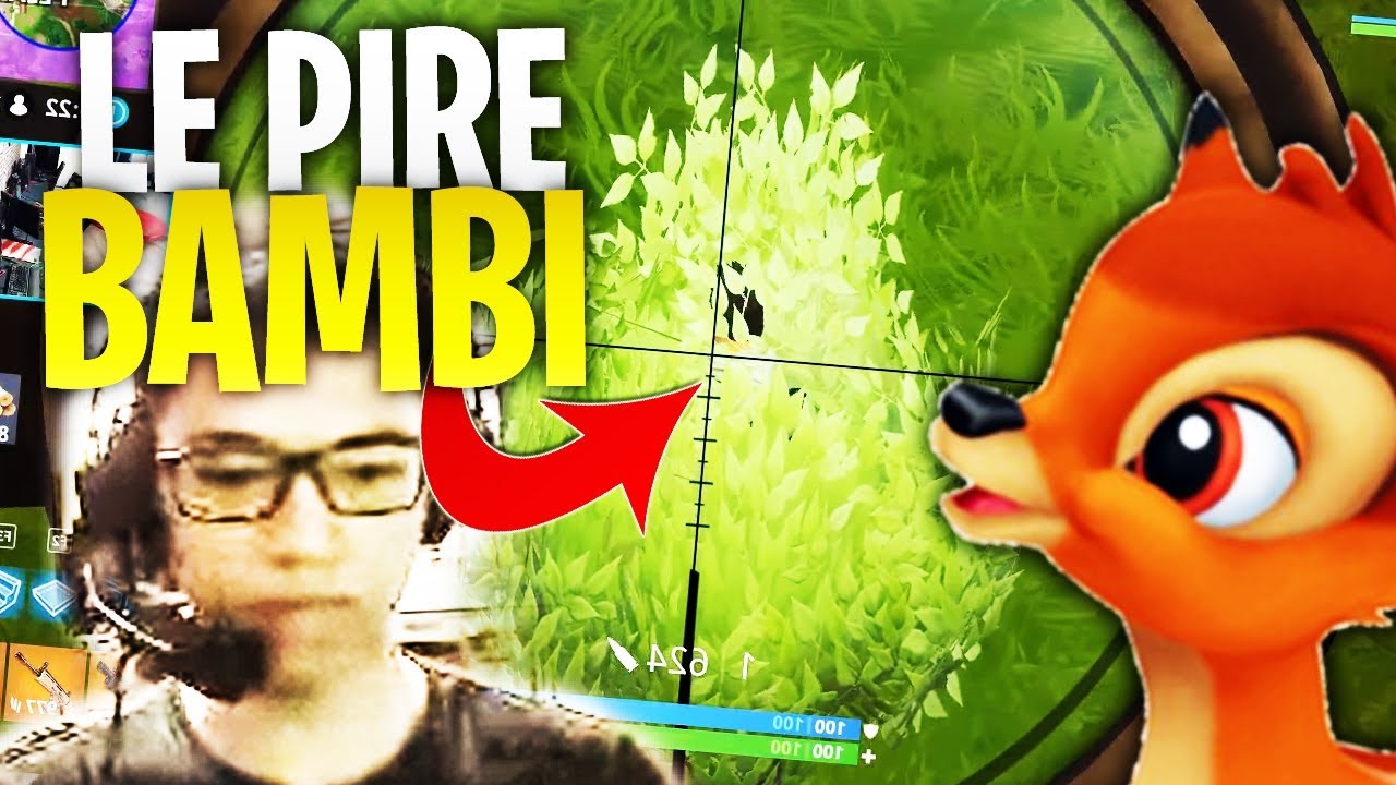 LE PIRE BAMBI SUR FORTNITE BATTLE ROYALE ? 😂 | SOLO VS SQUAD 23 KILLS | KINSTAAR GAMEPLAY