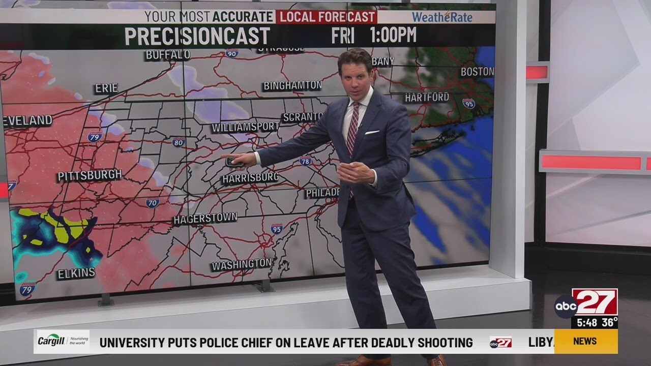 Eric's Tuesday PM forecast update
