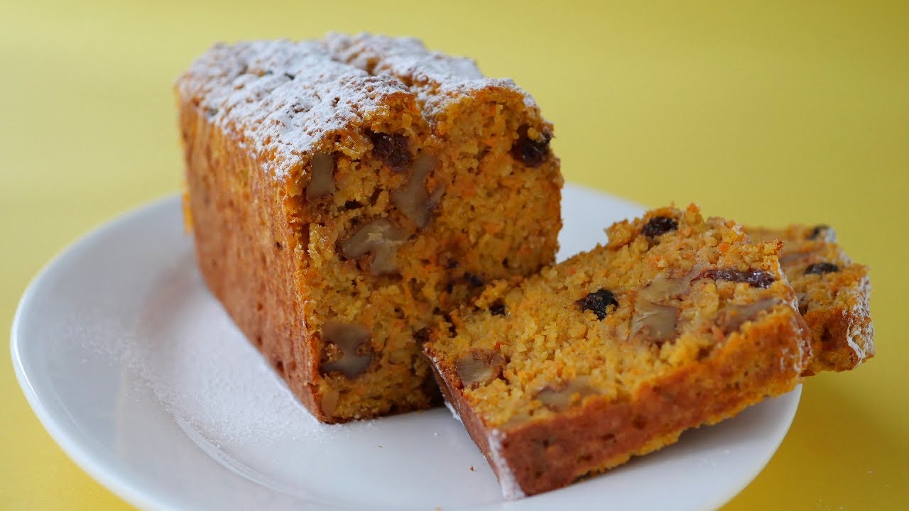 ノンオイルが嬉しい!ちゃんと美味しいオートミールのキャロットケーキ｜Oatmeal Carrot Cake