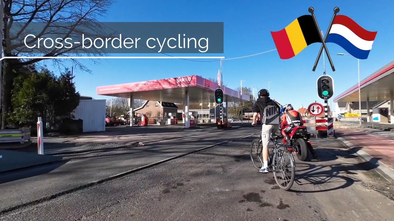 Cross-border cycling tour from Stekene, Belgium to Hulst, the Netherlands, and Vogelwaarde
