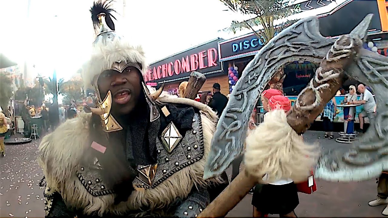 Benidorm Fiesta's Fancy Dress Party 2022 British Square & Calle Gerona Afternoon Walkabout