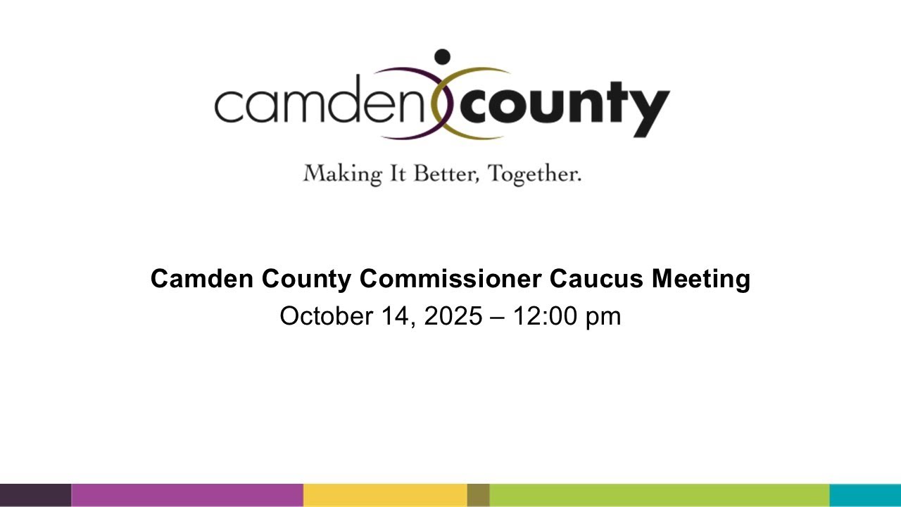 Camden County Board of Commissioners October 2025 Caucus Meeting