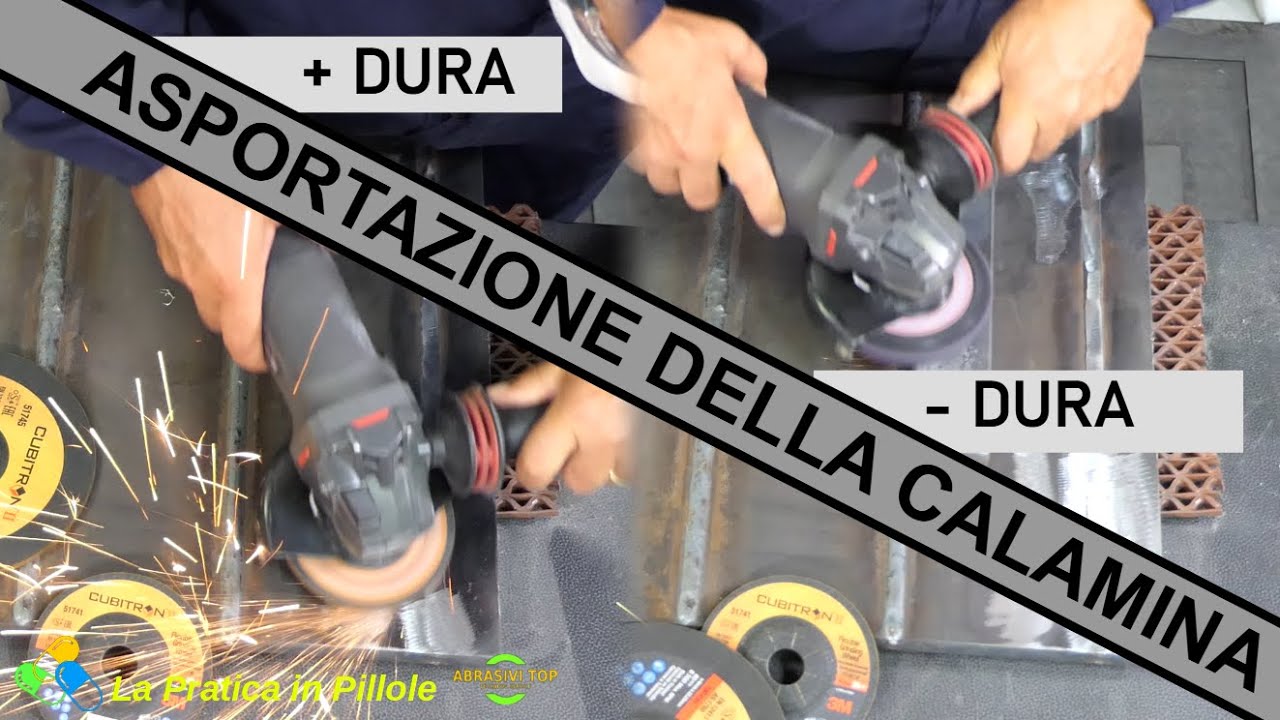 Asportazione della calamina, due modi diversi di aggredirla