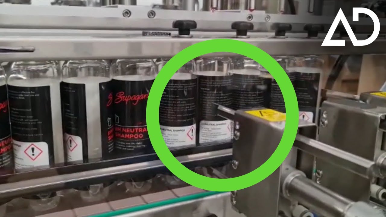 A Full Labelling, Filling & Capping Production Line! (PRO-625W, FL-101, CP-10) | Advanced Dynamics