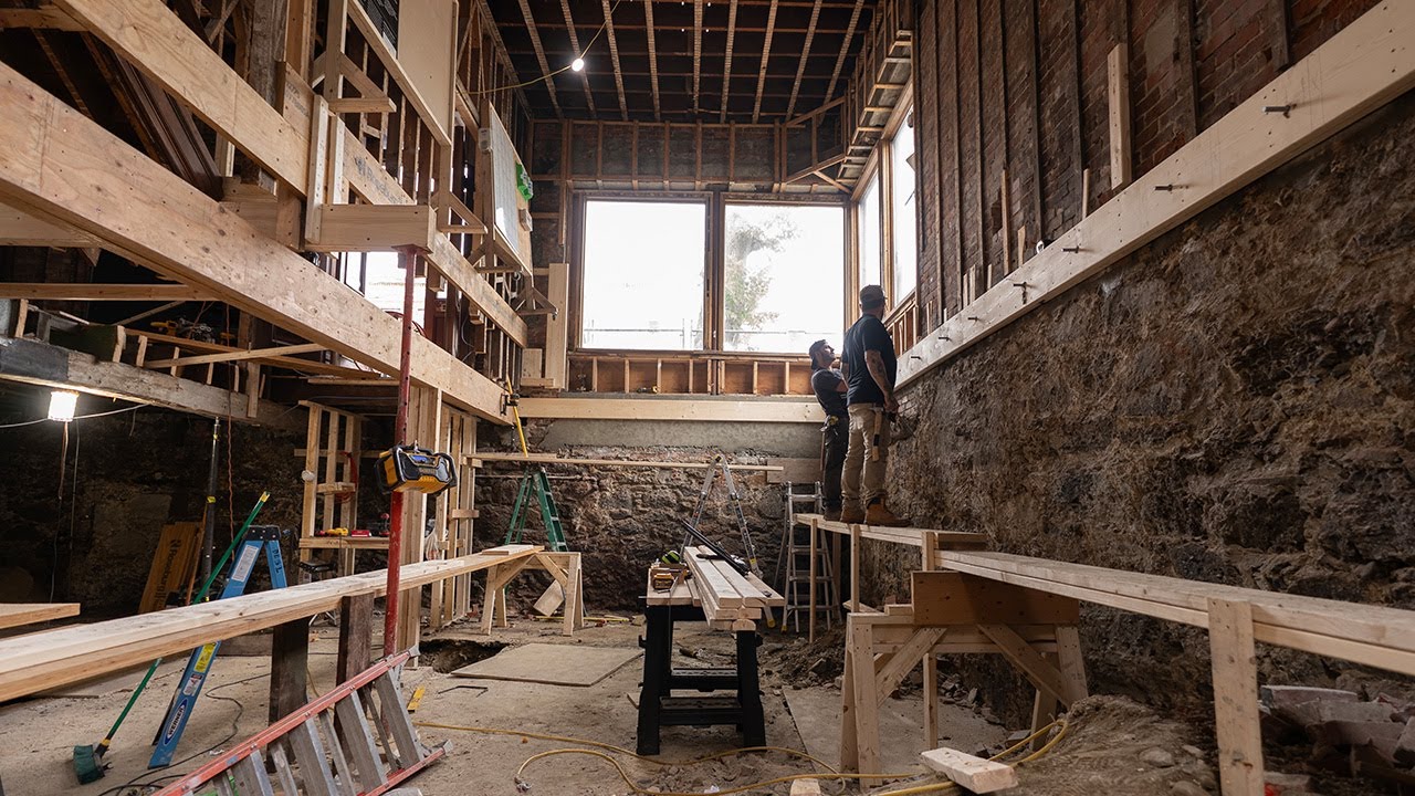 How To Build A New House Inside a 100 Year Old House