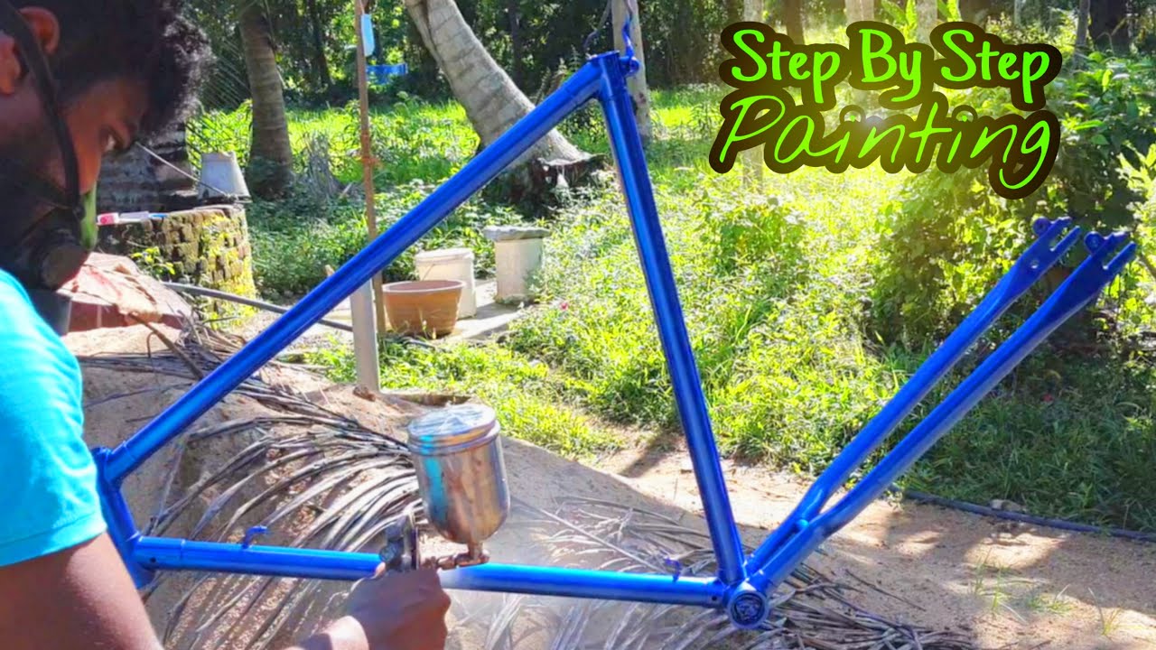 How to Paint a Bicycle Frame at Home | Bicycle Restoration