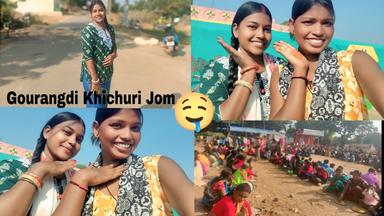 Gourangdi Panuriya buri Khichuri Jom/ New Santhali Vlog Video Vlogger Anjali Murmu....