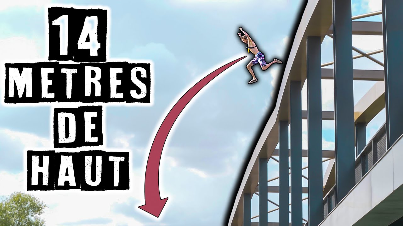 LE PLUS GROS PLAT DE MA VIE // JE TENTE UN SALTO DE 14 MÈTRES