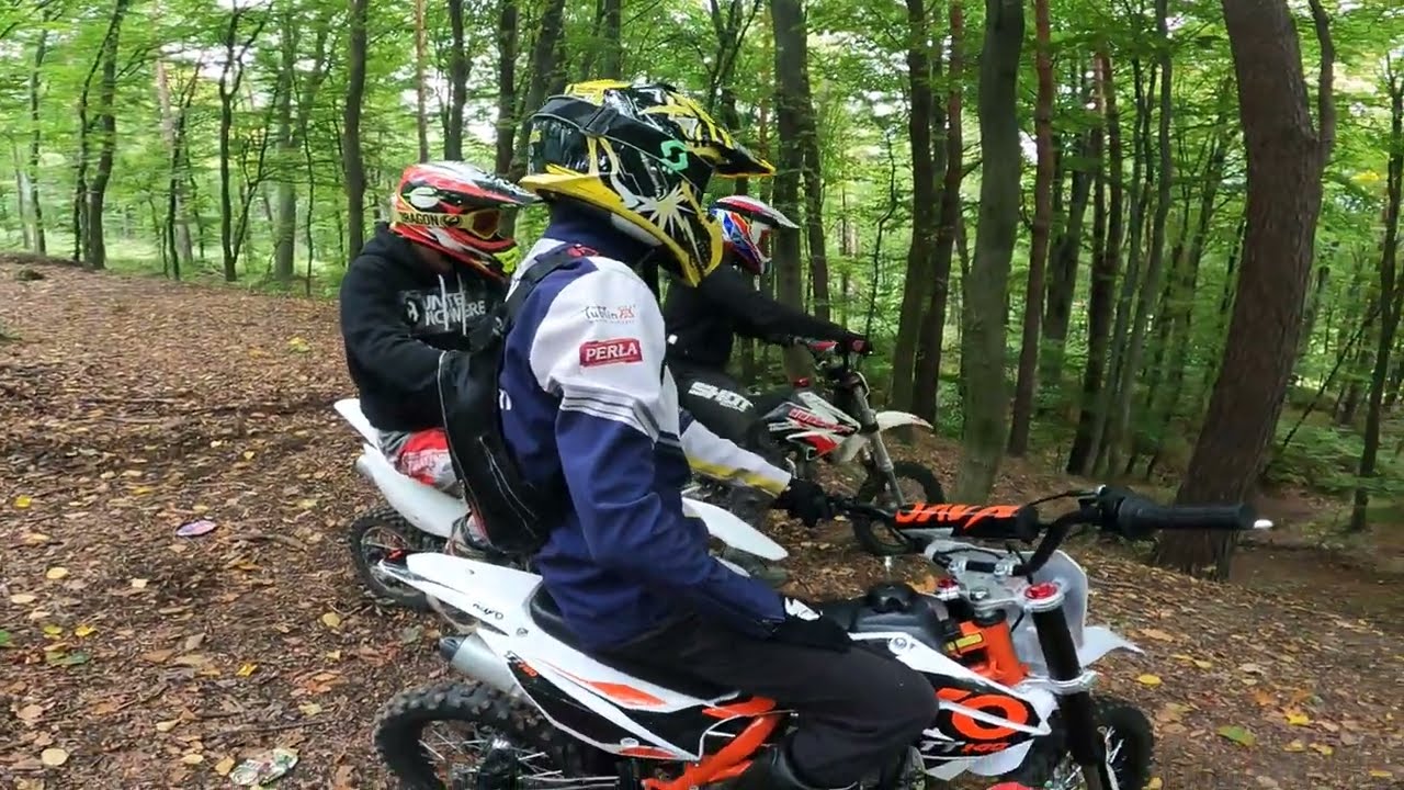 JEDZIEMY DO LASU MRF/KAYO PITBIKE