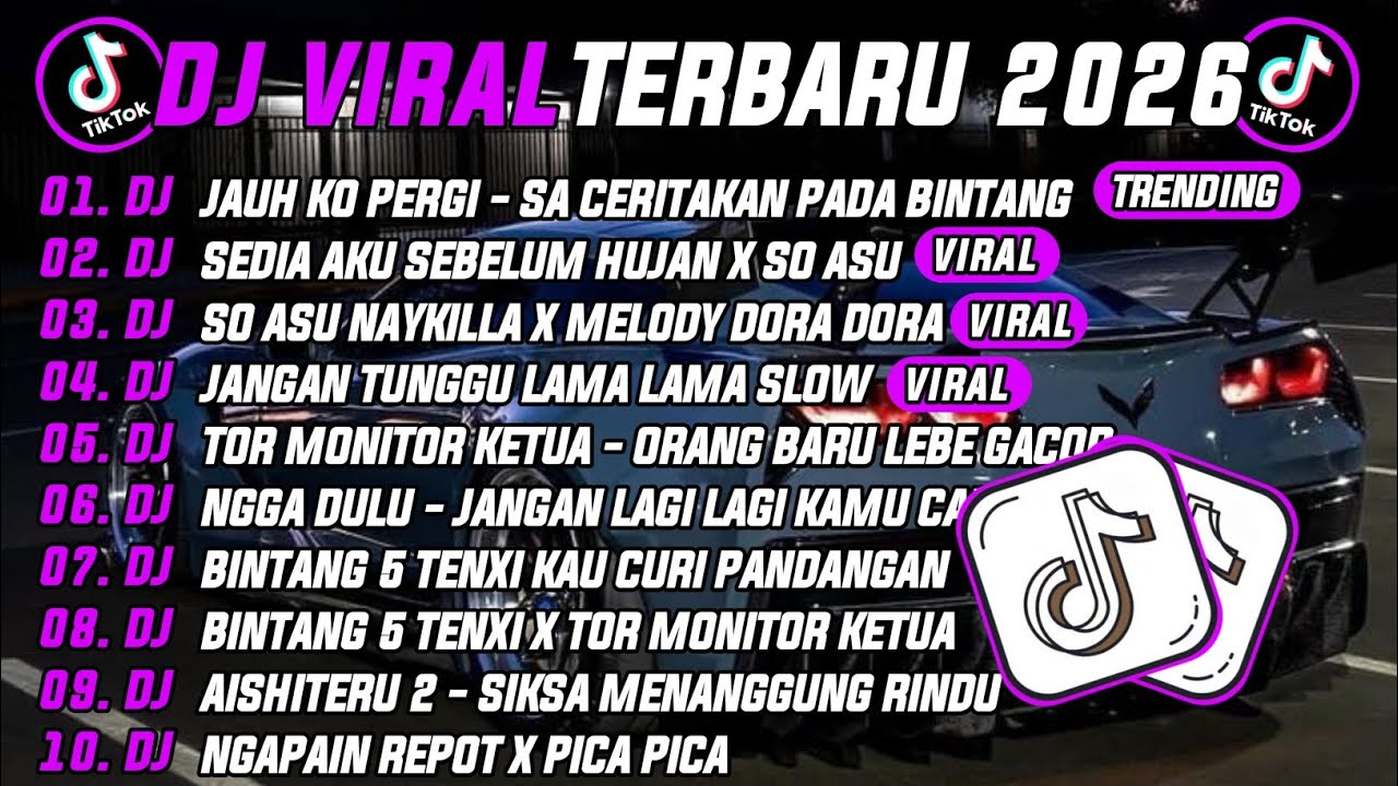 DJ TIKTOK TERBARU 2026 | DJ SA CERITAKAN PADA BINTANG  🎵 DJ SEDIA AKU SEBELUM HUJAN X SO ASU 🔥