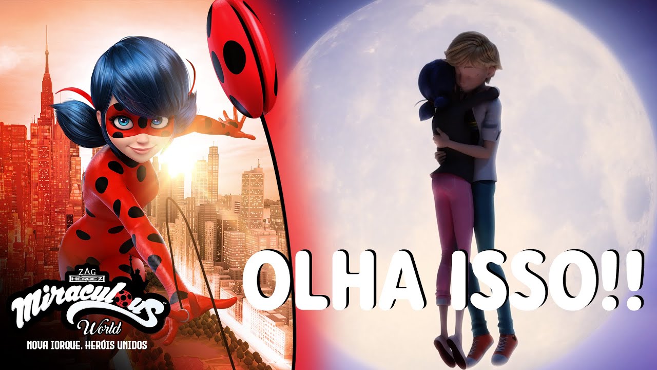 ADRIEN E MARINETTE DAN&Ccedil;ANDO JUNTOS | MIRACULOUS WORLD: NOVA IORQUE, HER&Oacute;IS UNIDOS | Mundo Gloob