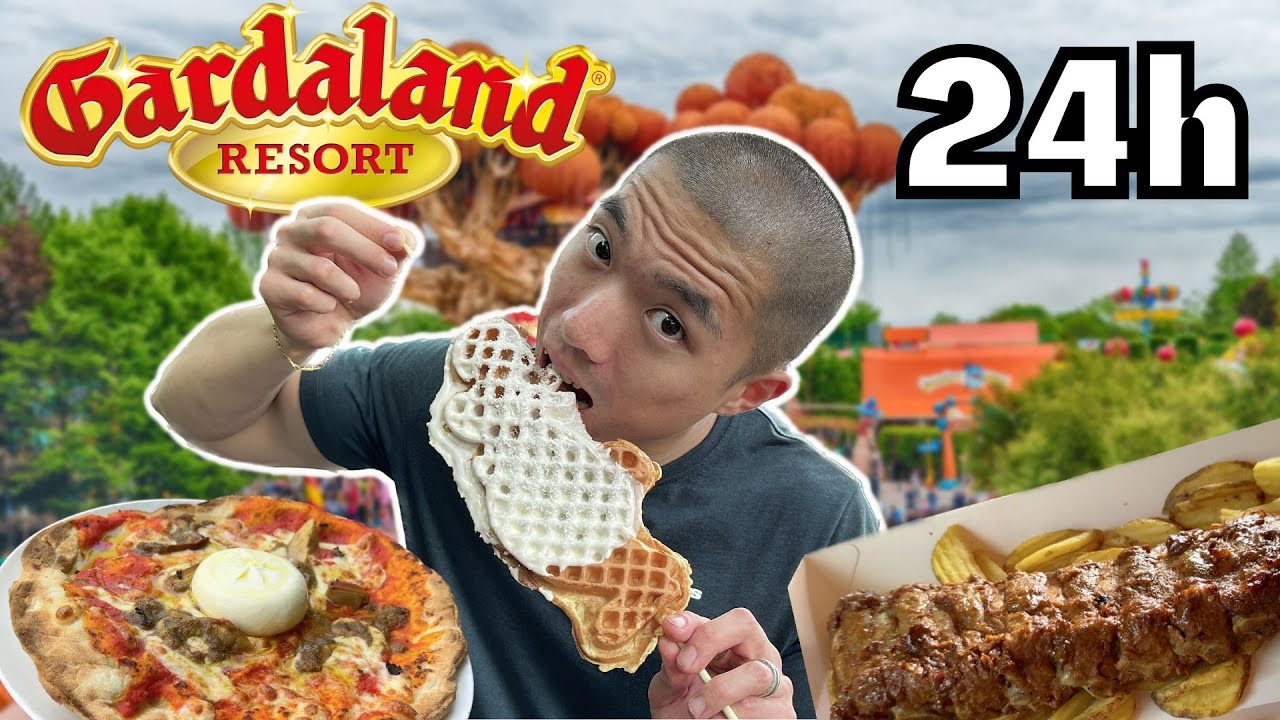 MANGIO PER 24H A GARDALAND | Cosa mangiare?
