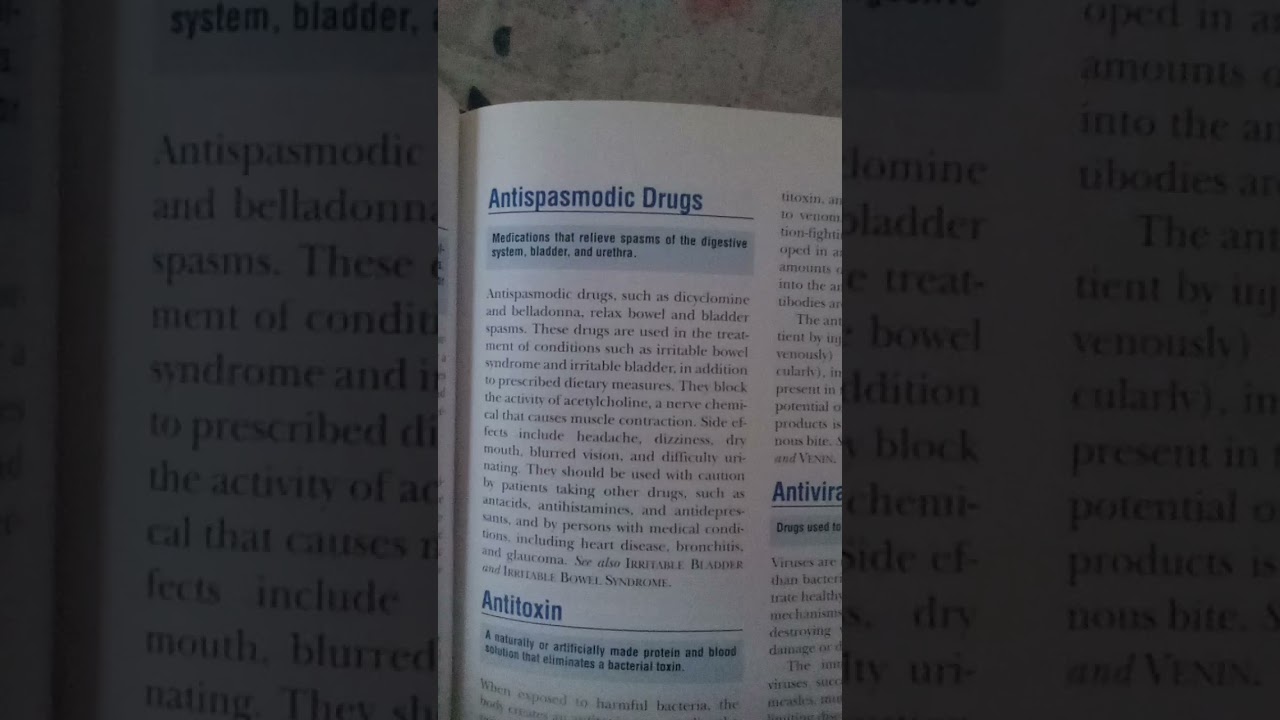 # Antispasmodic Drugs