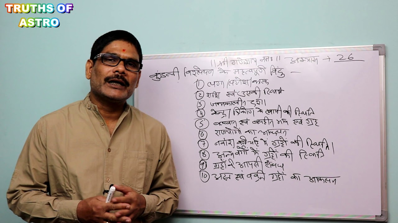 Kundali Vishleshan 26, Important points of horoscope analysis, कुंडली विश्लेषण के महत्वपूर्ण बिंदु