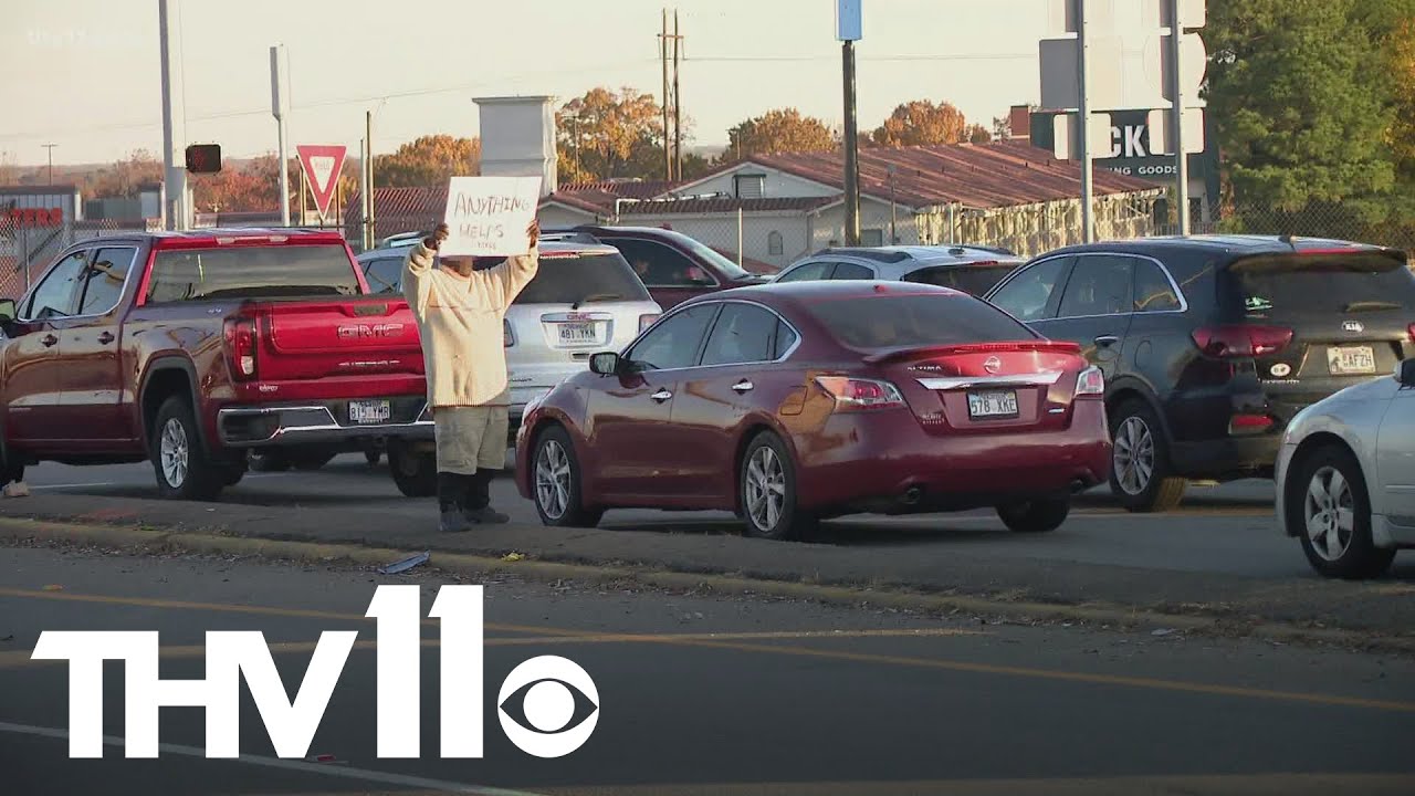 Homeless camps being moved out of Little Rock