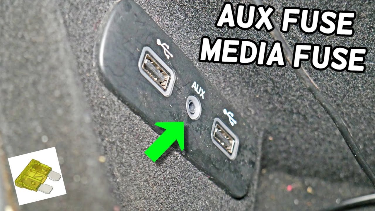 DODGE CHARGER AUX FUSE, USB MEDIA HUB FUSE LOCATION REPLACEMENT, AUX NOT WORKING