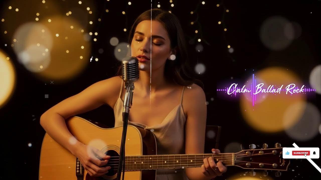 Relaxing Guitar Rock Live 🎸 | Slow & Emotional Rock for Focus and Calm Nights